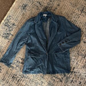 Forever 21 Jean Blazer Jacket